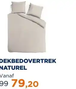 TotaalBED Dekbedovertrek Noa Naturel 140 x 200/220 cm aanbieding