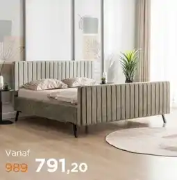 TotaalBED Bed Marke | 140 x 200 cm | Adore 626, tijm aanbieding