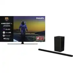 EP EP:Bundel Philips 55OLED850/12 4K TV & TAB200/12Soundbar aanbieding