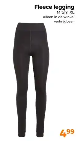 Trekpleister Fleece legging aanbieding