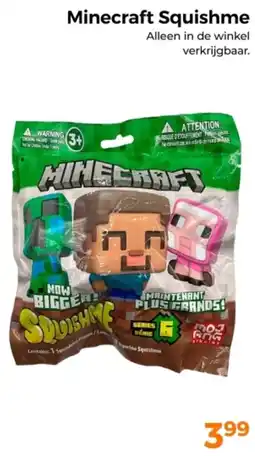 Trekpleister Minecraft Squishme aanbieding