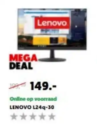 MediaMarkt Lenovo L24q-30 aanbieding