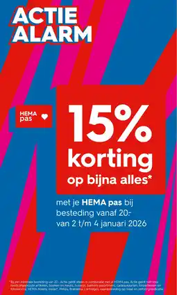 HEMA Op bijna alles aanbieding