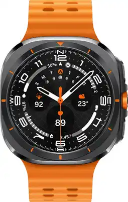 Coolblue Samsung Galaxy Watch Ultra (2024) 4G Grijs/Oranje 47mm aanbieding