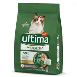 Zooplus 6 kg + 1,5 kg / 8,5 kg + 1,5 kg gratis! Ultima droogvoer voor katten - Hairball Kalkoen 7,5 kg aanbieding