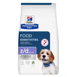 Zooplus 10kg Hill's Prescription Diet z/d Food Sensitivities Low Fat Hydrolysed Soy droog hondenvoer aanbieding