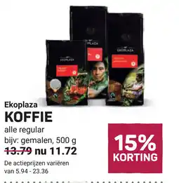 Ekoplaza Ekoplaza koffie aanbieding