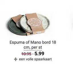 Ekoplaza Espuma of Mano bord aanbieding