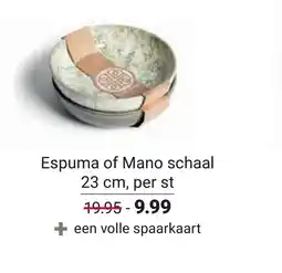 Ekoplaza Espuma of Mano schaal aanbieding