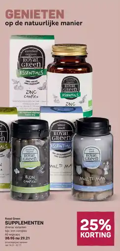 Ekoplaza Royal green supplementen aanbieding