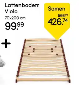 Leen Bakker Lattenbodem Viola aanbieding