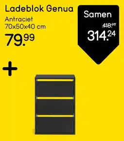 Leen Bakker Ladeblok Genua aanbieding