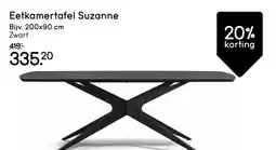 Leen Bakker Eetkamertafel Suzanne aanbieding