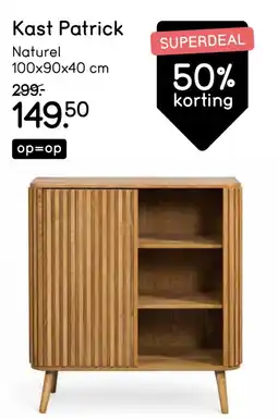 Leen Bakker Kast Patrick aanbieding