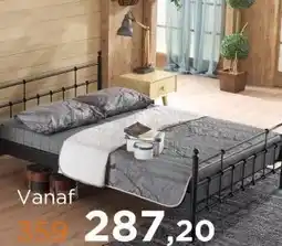 TotaalBED Bed Bern | 140 x 200 cm | Antraciet aanbieding