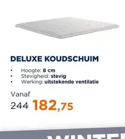 TotaalBED Topmatras Deluxe | Koudschuim aanbieding