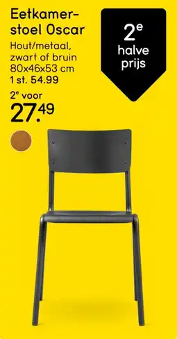 Leen Bakker Eetkamer- stoel Oscar aanbieding