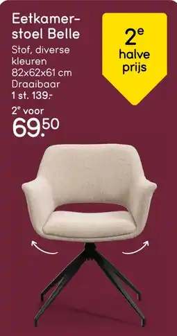 Leen Bakker Eetkamer- stoel Belle aanbieding