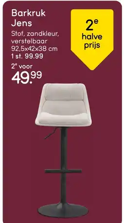 Leen Bakker Barkruk Jens aanbieding