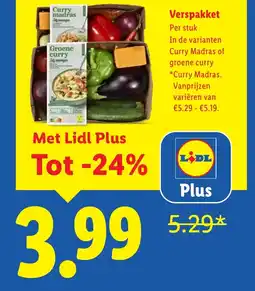 Lidl Verspakket aanbieding