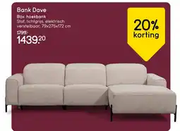 Leen Bakker Bank Dave aanbieding
