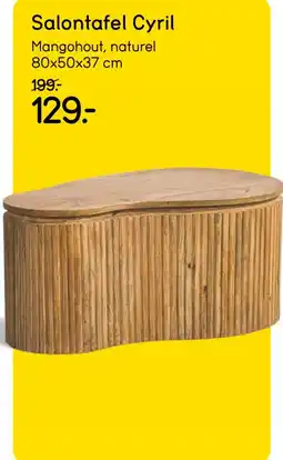 Leen Bakker Salontafel Cyril aanbieding