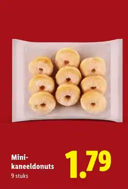 Lidl Mini kaneeldonuts aanbieding