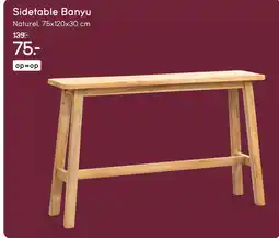 Leen Bakker Sidetable Banyu aanbieding