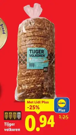 Lidl Tijger volkoren aanbieding