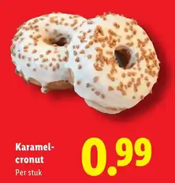 Lidl Karamel- cronut aanbieding