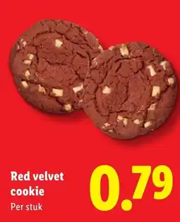 Lidl Red velvet cookie aanbieding