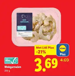 Lidl Wokgarnalen aanbieding