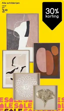 Leen Bakker Alle schilderijen aanbieding