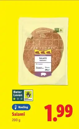 Lidl Salami aanbieding