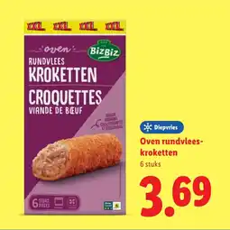 Lidl Oven rundvlees kroketten aanbieding