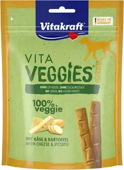 Pets Place Vitakraft Veggies Sticks - Hondensnacks - Kaas 80 g aanbieding
