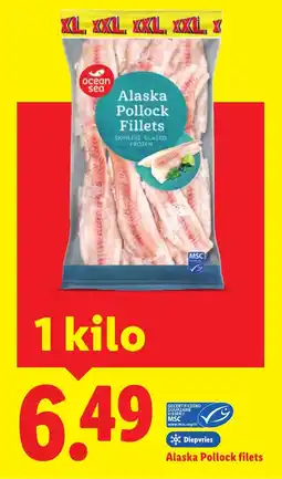 Lidl Alaska Pollock filets aanbieding