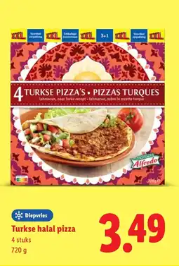 Lidl Turkse halal pizza aanbieding