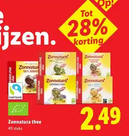 Lidl Zonnatura thee aanbieding