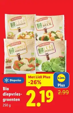 Lidl Bio diepvries groenten aanbieding