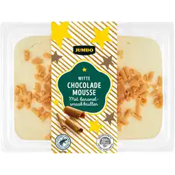 Jumbo Jumbo Witte Chocolademousse met Karamelsmaak Krullen 250 g aanbieding