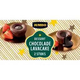 Jumbo Jumbo Dessert Lavacake Chocolade 2 Stuks aanbieding