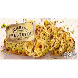 Jumbo Jumbo's Feeststol met Pistache, Amarena en Hazelnoten 680 g aanbieding