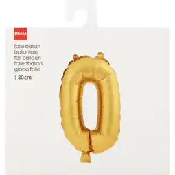 Jumbo HEMA Folie Ballon 0 30cm aanbieding