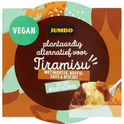 Jumbo Jumbo Plantaardig Alternatief voor Tiramisu 90 g aanbieding