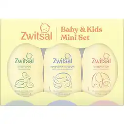 Etos Zwitsal Baby & Kids Mini Set 3 x 75 ML aanbieding
