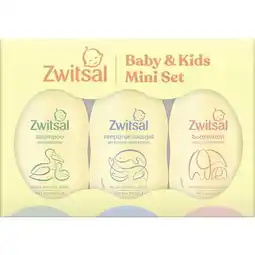 Etos Zwitsal Baby & Kids Mini Set 3 x 75 ML aanbieding