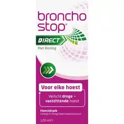 Etos Bronchostop Direct Hoestdrank met Honing 120 ML aanbieding