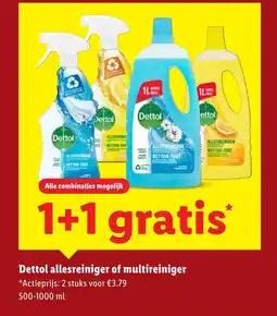 Lidl Dettol allesreiniger of multireiniger aanbieding