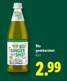 Lidl Bio gembershot aanbieding
